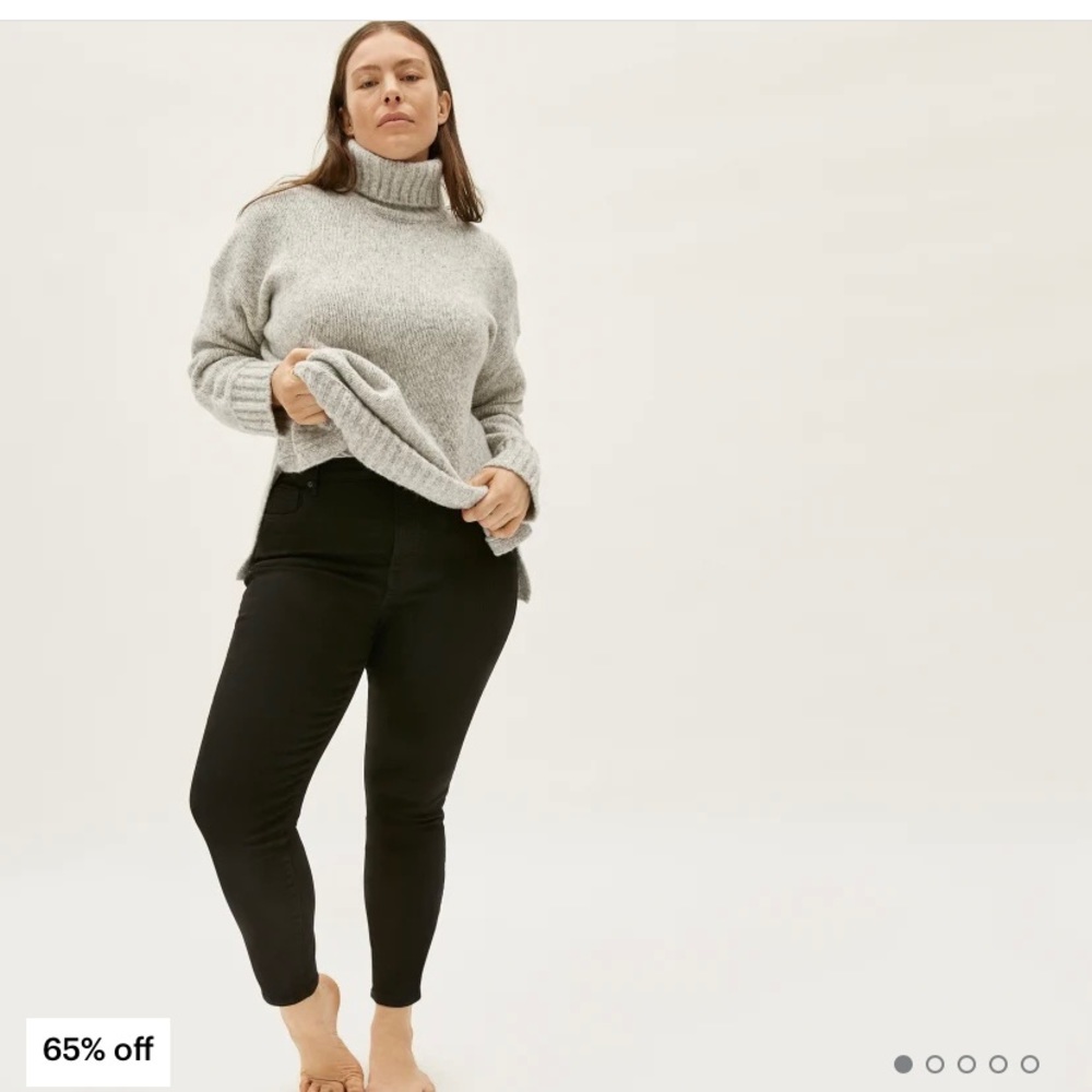 Everlane The Curvy Authentic Stretch High-Rise Skinny Jean